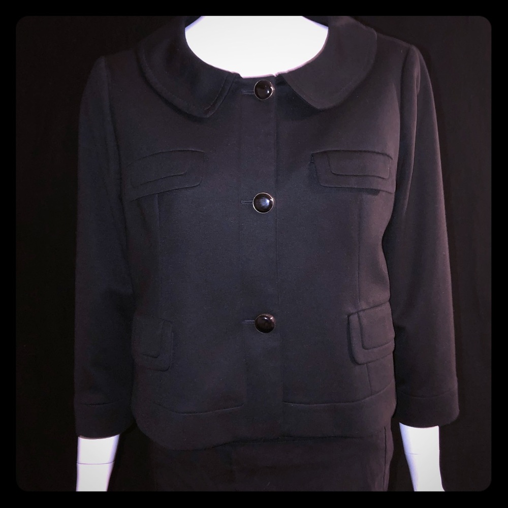 Ann Taylor Loft cropped half sleeve blazer